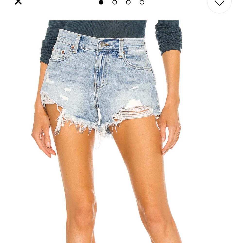 PISTOLA Gigi Low Rise Cut Off Jean Short 27